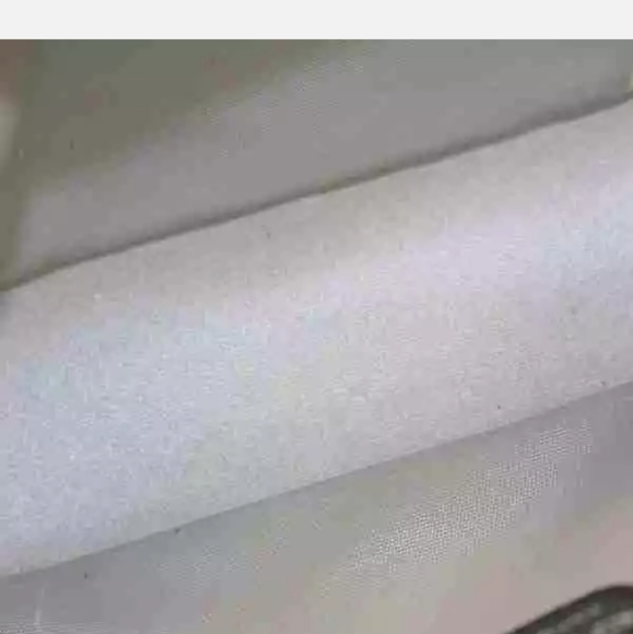 CHANEL Silver Nylon Tote W/ Metal Handles - Picture 5 of 7